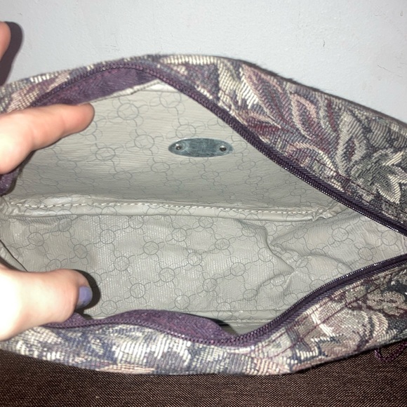 Pierre Cardin Toiletry Bag/ Dopp Kit/ Make Up Bag/Travel with Leaf Pattern - Picture 7 of 10